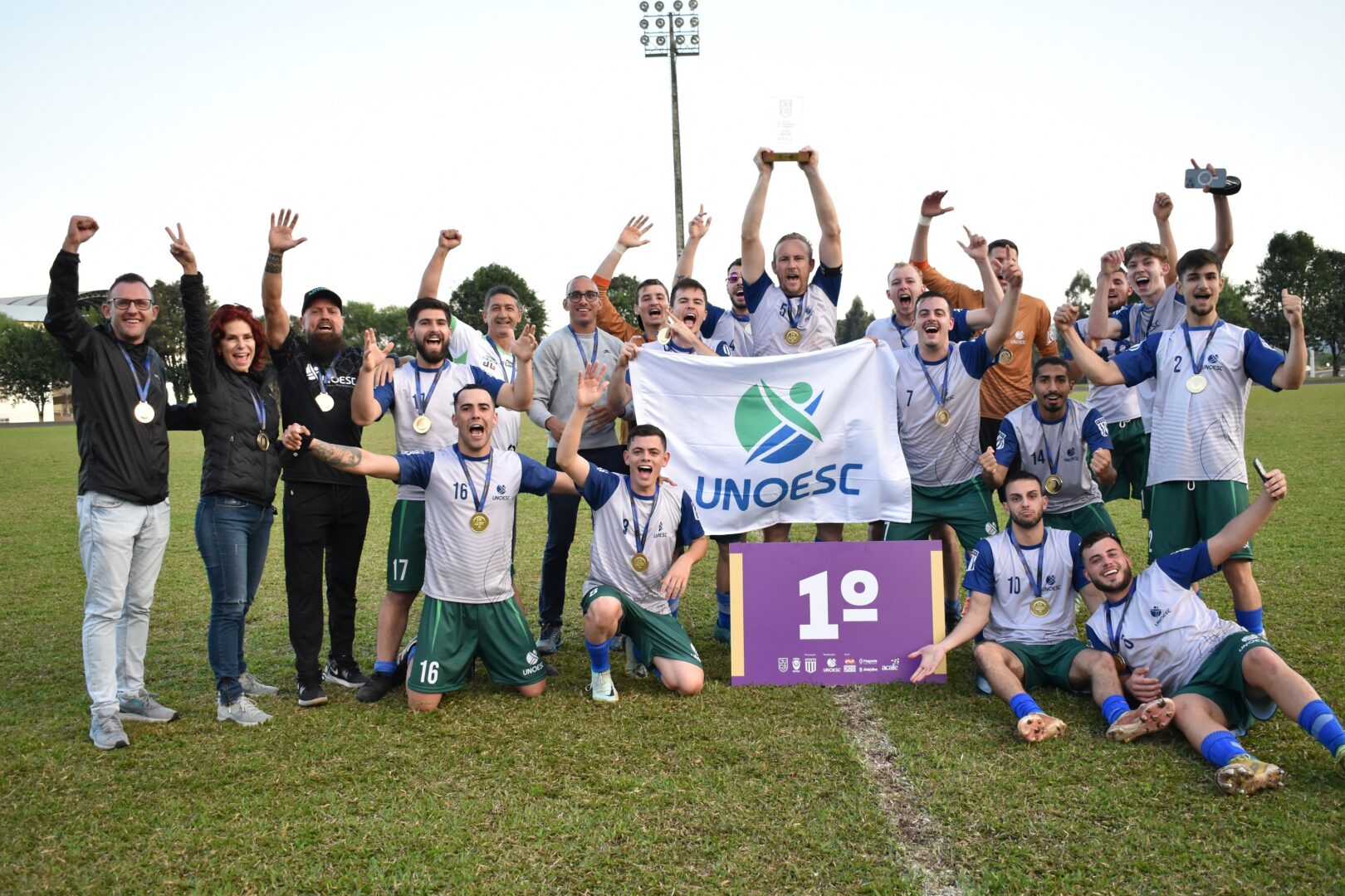 UNOESC LEVA O TÍTULO NO FUTEBOL UNIVERSITÁRIO MASCULINO