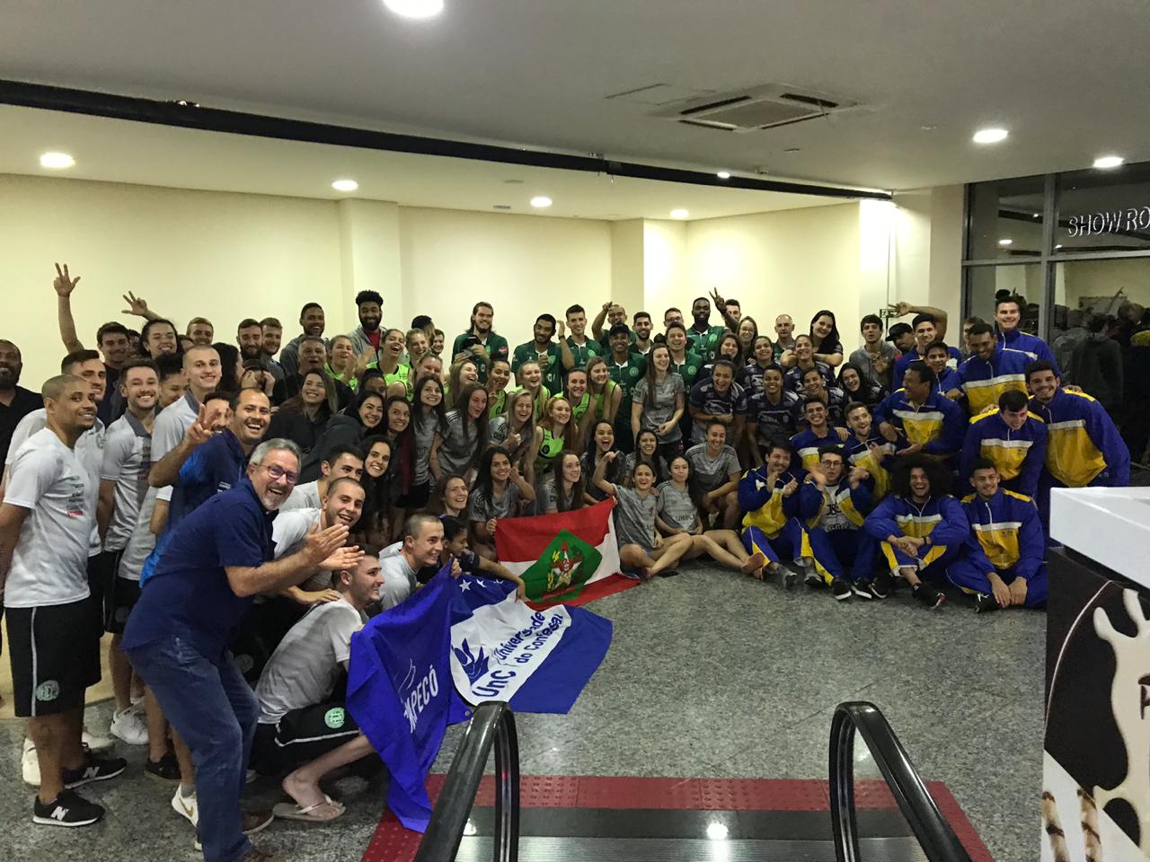 Santa Catarina 100% nos JUBs, em Salvador (BA)