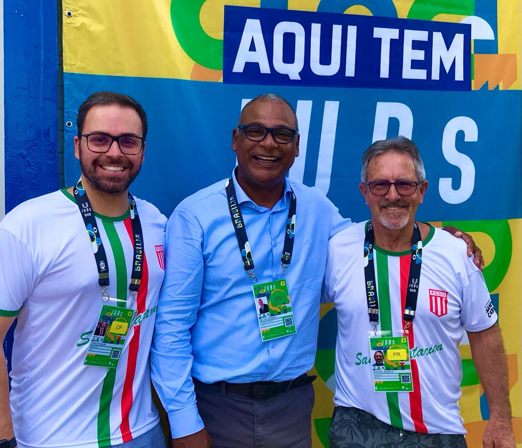 PRESIDENTES (TJDSC/FESPORTE/FCDU), PRESENTES NOS JUBS
